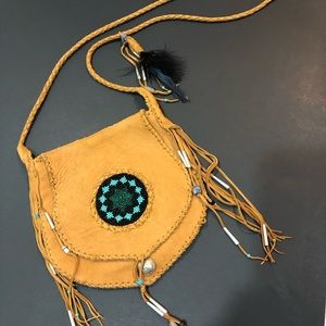 Handcrafted Leather crossbody bag